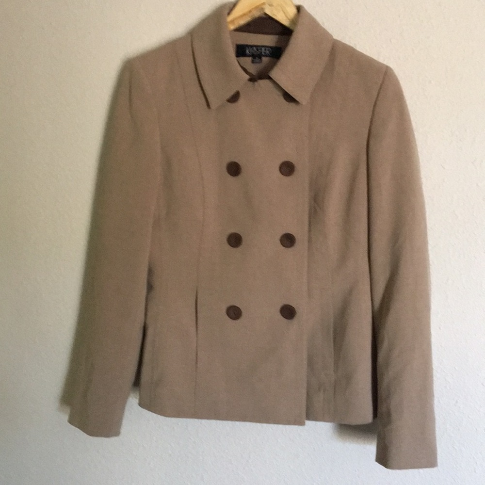Kasper blazer fully lined tan/brown size 4